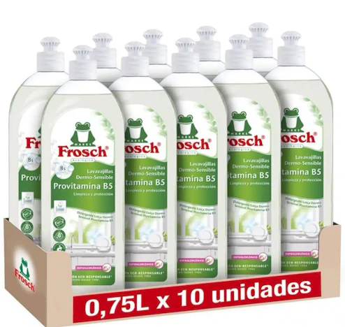 Frosch Umweltfreundlich, Spülmittel hypoallergen 0,75ml x10 für 15,04€(statt 20,46€)