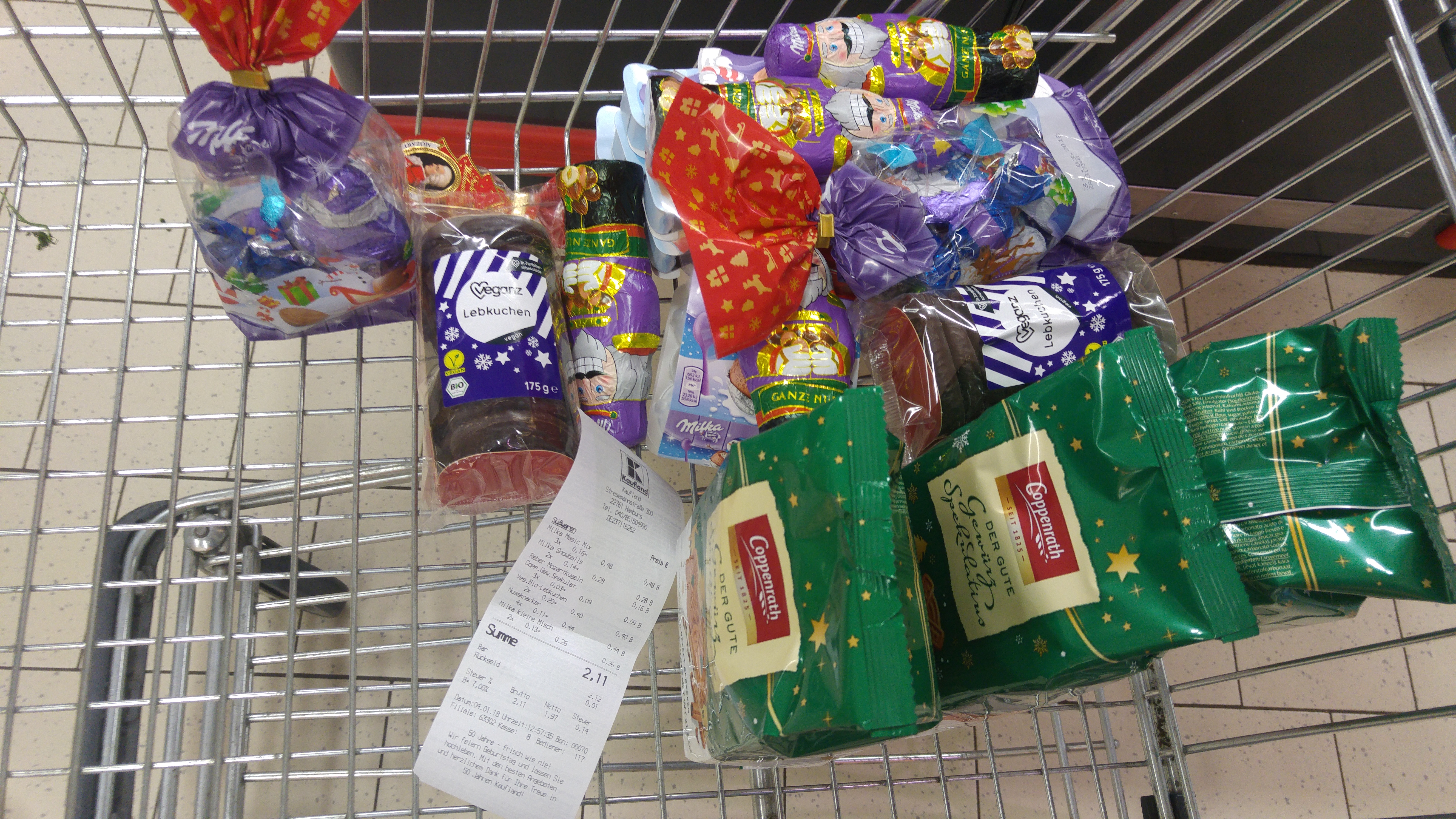 Das wars mit den guten Vorsätzen: Kaufland Weihnachts-Süßigkeiten Ausverkauf [Bundesweit]