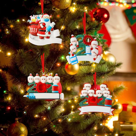 Weihnachtsdeko Anhänger 4 Stück für nur 4,98€