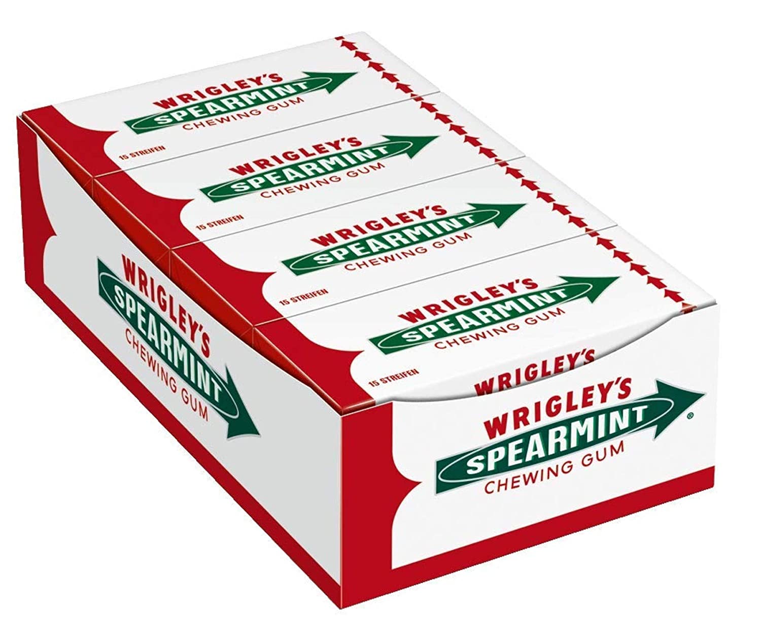 8x Wrigley’s Spearmint Kaugummi für 4€ – 15 Streifen mit Pfefferminz-Geschmack