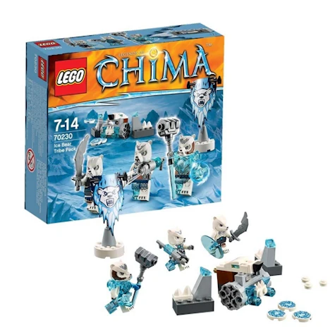 Lego 70230 - Legends of Chima Eisbärstamm-Set für 7,99 EUR