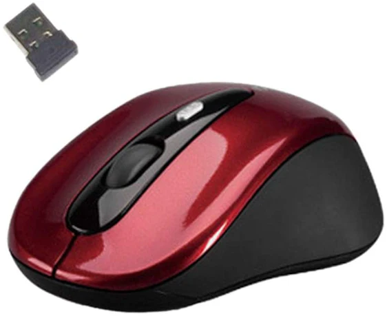 2.4GHz Wireless Mouse Optische Computermaus mit 1600 DPI und USB-Empfänger, Nr. 1