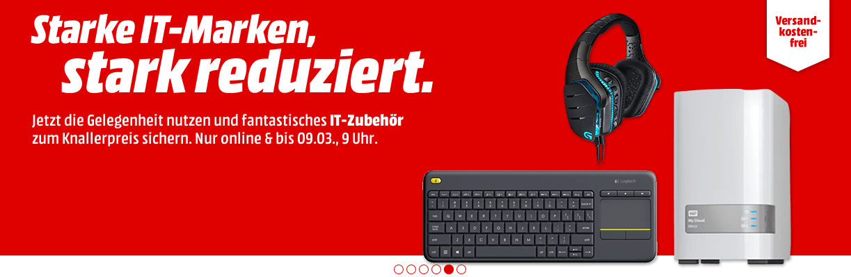 Sale bei Media Markt - IT-Zubehör zu Knallerpreisen