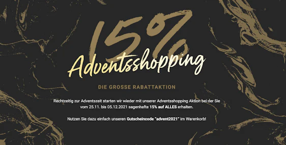 Adventsshopping - 15% auf Alles bei beautykaufhaus.de