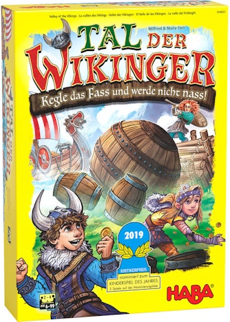 Haba 304697 Tal der Wikinger für 15€ - Brettspiel mit XXL-Spielplan und 3D-Wikingerschiffen