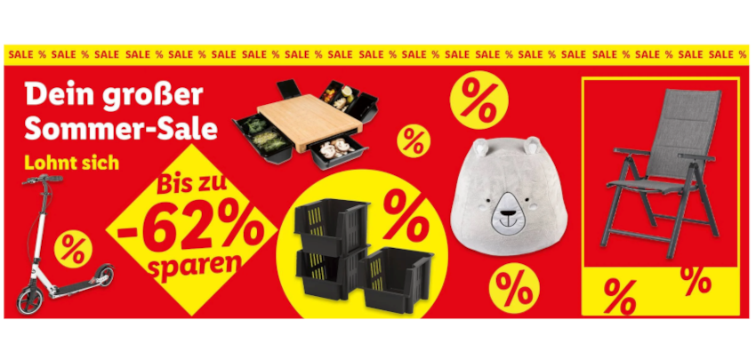 Bis Mitternacht ⏱️ Sommerschlussverkauf bei LIDL💥 Bis zu 62% Rabatt