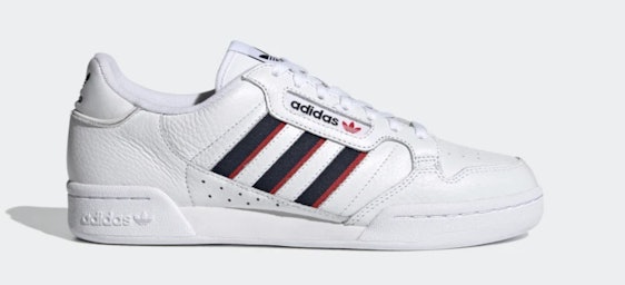 adidas Continental 80 Stripes für 60€ - Retro-Sneaker in Cloud White
