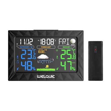 Funk Wetterstation mit LCD Farbdisplay für 18 EUR