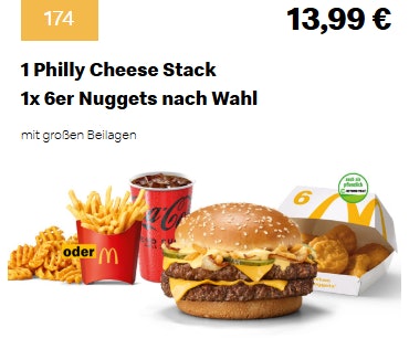 McDonalds-Gutscheine-Chicken-Big-Mac-Doppel McDonalds Gutscheine Philly Cheese Stack