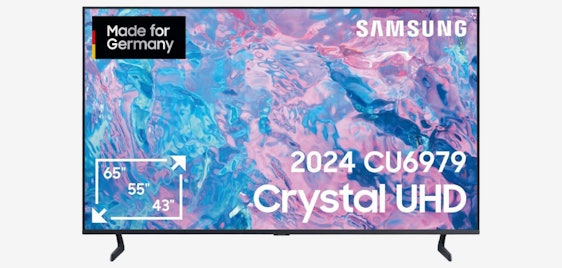 Samsung 55" Smart TV CU6979 für 418€ - Crystal UHD, HDR10, Tizen OS