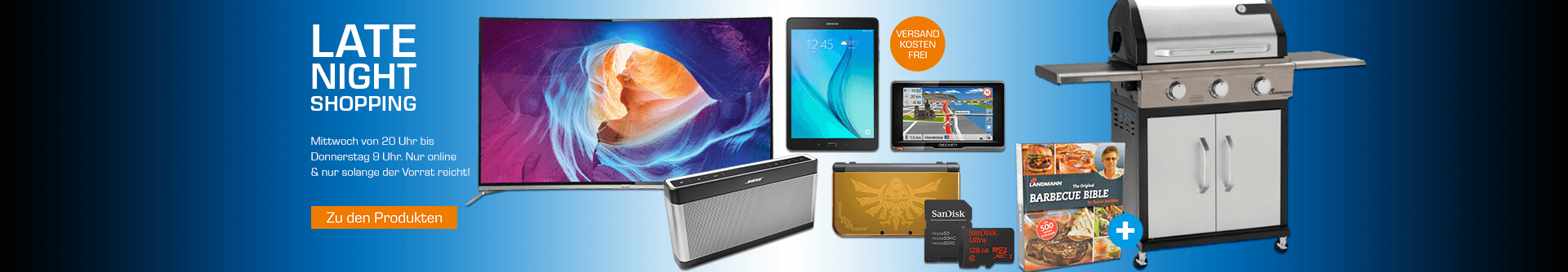 Saturn Late Night Shopping in der Übersicht - z.B. Nintendo New Nintendo 3DS XL Hyrule Edition für 169€