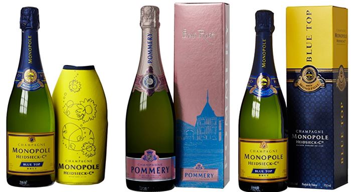 Marken-Champagner reduziert –  Pommery, Monopol, Heidsieck ab 19,99€ für Amazon Primekunden