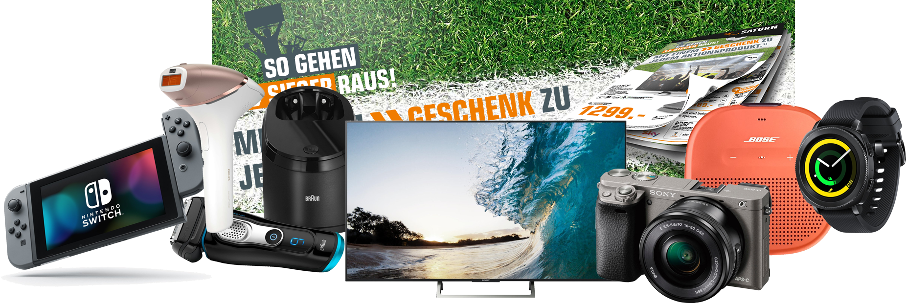 Saturn: So gehen Sieger raus » Geschenk pro Aktionsprodukt » Die 41 besten Schnäppchen 🔥