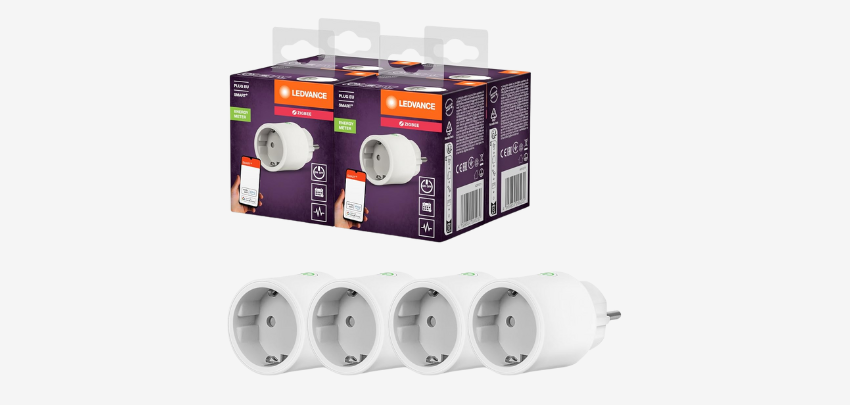 4x Ledvance Smart+ Steckdose für 36€ - mit Zigbee, inkl. Energiezähler