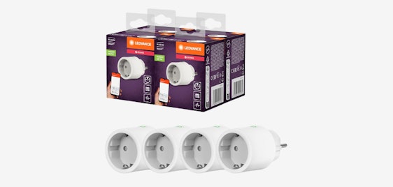 4x Ledvance Smart+ Steckdose für 36€ - mit Zigbee, inkl. Energiezähler