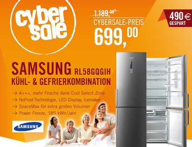 Samsung RL58GQGIH Kühl-/Gefrierkombination für 730€ *UPDATE*