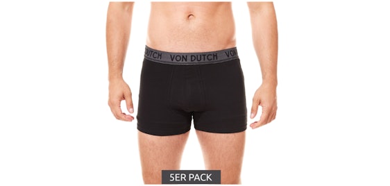 5er-Pack Boxershorts für 18€ - elastischer Bund, atmungsaktive Baumwolle, maschinenwaschbar