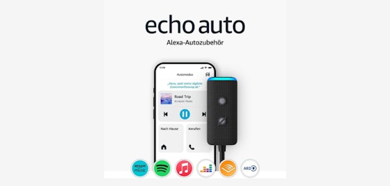 Echo Auto (2. Gen.) für 20€ - Alexa-Adapter für unterwegs