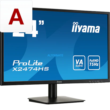 24" LED-Monitor iiyama X2474HS-B1 für 72,78 EUR inkl. Versand