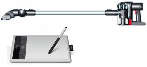 Saturn - Dyson DC45 für 266€ und Wacom Bamboo Grafiktablett für 99€