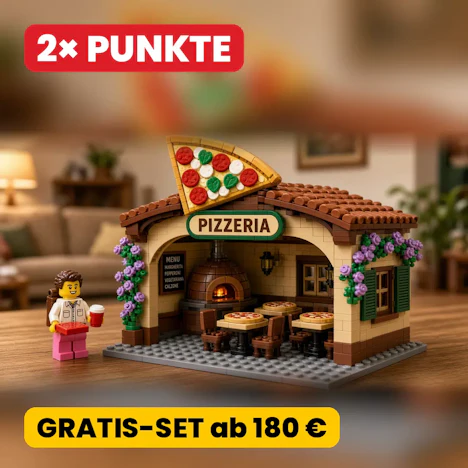 LEGO Insiders: Doppelte Punkte + gratis Set „Restaurants der Welt: Italien“ (40909) ab 180€ (bis 19.10.)