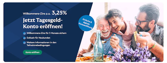 Nur noch heute! 💰 Bank of Scotland: 3,25% p.a. + 30€ Gutschein geschenkt!