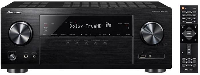 5 Kanal AV Receiver Pioneer VSX-832 schwarz für nur 233,95 EUR inkl. Versand