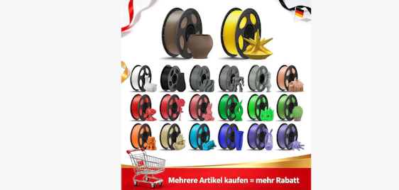 3D-Drucker Vorrat 🖨️ 10 kaufen, nur 6 bezahlen! ANYCUBIC Filament