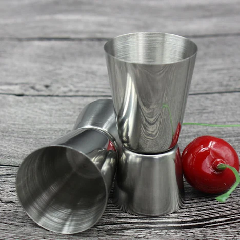 25/50ml Stainless Steel Bar Measures Jigger Party Wine Cocktail Dual Spirit Drink Measure Cup