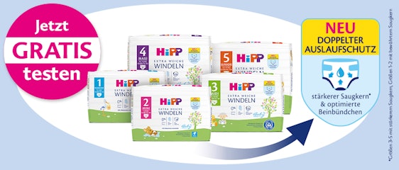 HiPP Babysanft Windeln kaufen und Geld zurück! – Gratis-Test-Aktion