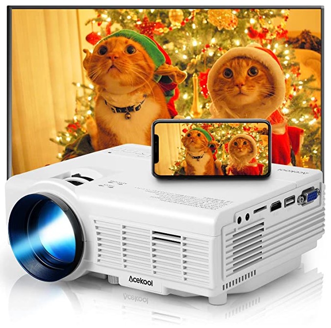 Acekool 7500 Lumen Mini Beamer Full HD 1080P Unterstützt Percent % discount: 50% 