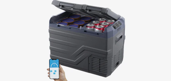 Eiskalte Erfrischung für unterwegs! 🚐 VEVOR 12V Kühlkompressorbox (32L) für nur 133€ 🧊