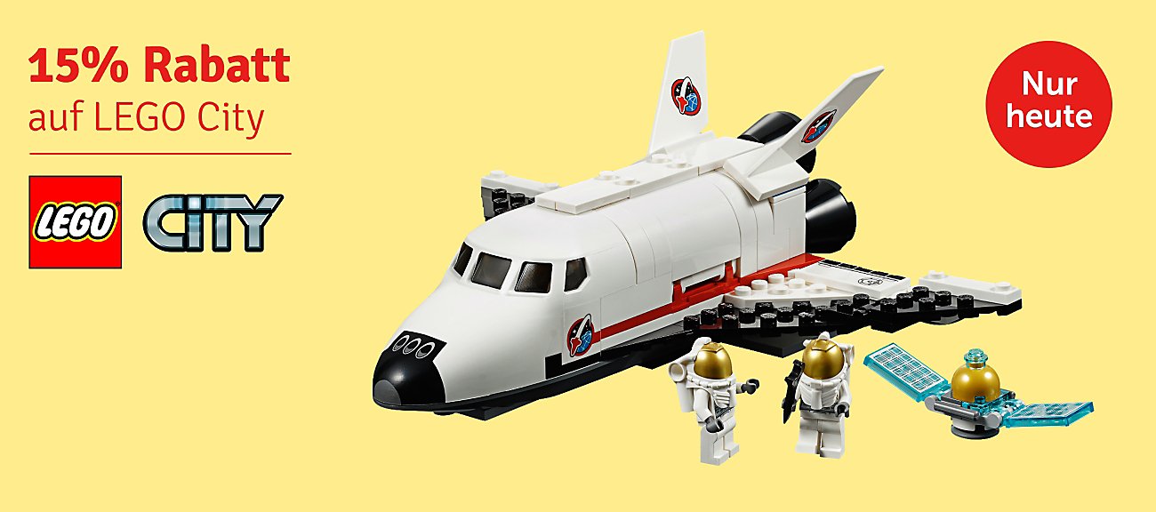 15% Rabatt auf Lego City bei myToys - kombinierbar mit 5€ Newsletter-Gutschein