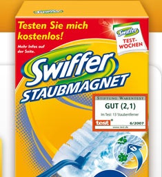 swiffer staubmagnet geld zurück aktion