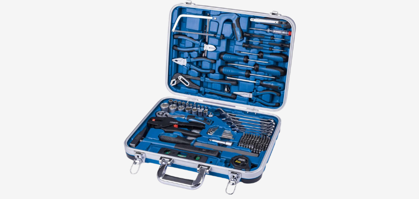 Perfekt sortiert in der Werkstatt! 🛠️ Scheppach TB173 Werkzeugkoffer für 80€ 🧰