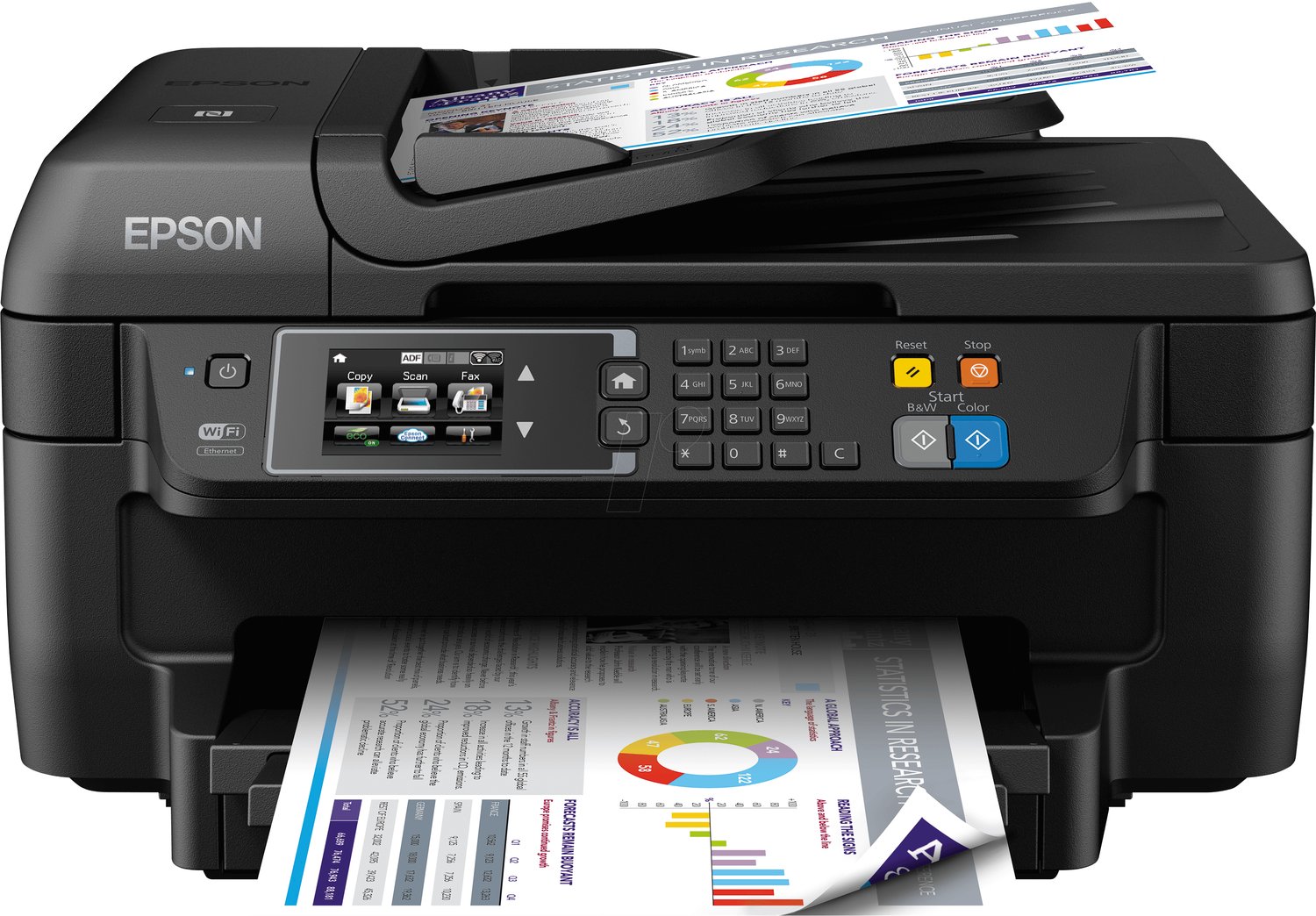 Epson WorkForce WF-2760DWF für 71€ - 4-in-1 Multifunktionsdrucker