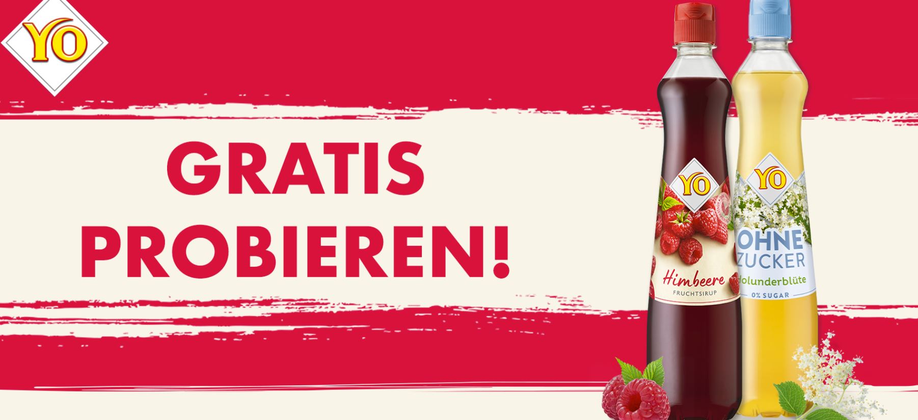 yo Fruchtsirup gratis » Cashback-Aktion auf eine 0,7 Liter Flasche Sirup (alle Sorten)