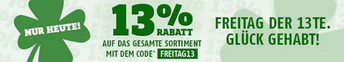13% Rabatt bei SportScheck auf das gesamte Sortiment