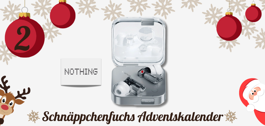 Nothing Ear 3 Kopfhörer (Wert: 139€) ✨ 2. Dezember: Das nächste Türchen ist offen
