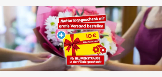 Muttertags-Spezial bei Netto! 🎁 10€ Filial-Gutschein + Gratis-Versand geschenkt 🛒
