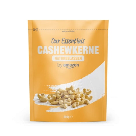 by Amazon Cashewkerne für 3€ - 200g Tüte, naturbelassen
