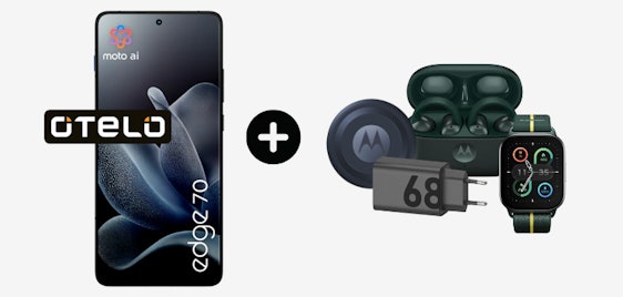 250€ ERSPARNIS 🫶 Motorola Edge 70 inkl. Zubehör im 200GB otelo-Tarif (Vodafone)