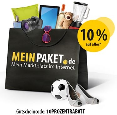 10% MeinPaket Gutschein im aktuellen MeinPaket Magazin