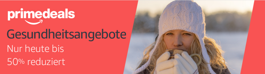 Bis zu 50% Rabatt auf Prime-Deals Gesundheitsangebote