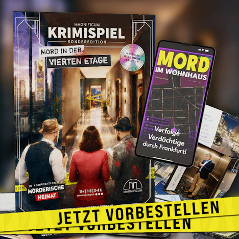 Geniales Krimispiel im Vorverkaufspreis