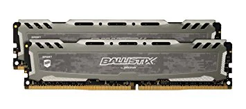 8GB (2x4GB) Ballistix Sport LT DDR4-2400 CL16 UDIMM 288pin Kit Grau für 69,90 EUR inkl. VSK