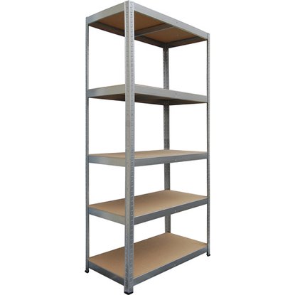 Metall-Schwerlast-Steckregal verzinkt 180 cm x 90 cm x 40 cm