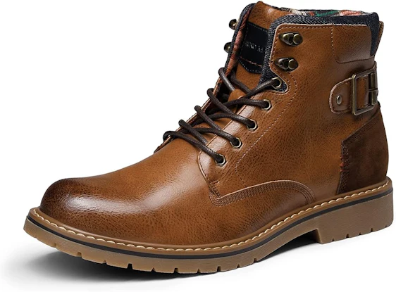 Bruno Marc Herren Schnürstiefel Motorrad Boots Modische Biker Boots: Robuste Herren Motorradstiefel mit Schnürung, Reißverschluss