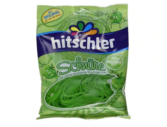 Hitschler Frucht Gummi Schnüre Apfel Geschmack 125g für 0,99€(statt 1,39€)