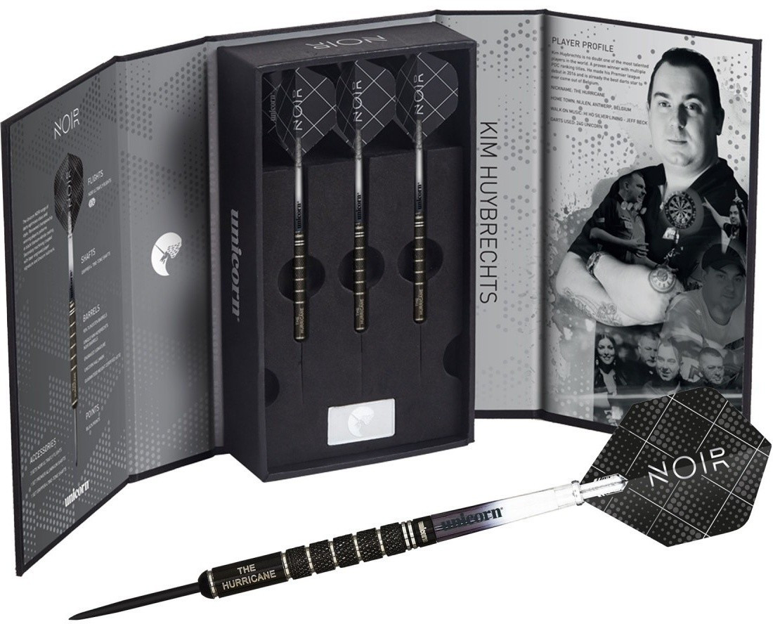 Unicorn Darts Premier League Kim Huybrechts Noir Darts Presentation Box 24 g für nur 65,59€ statt 116,47€